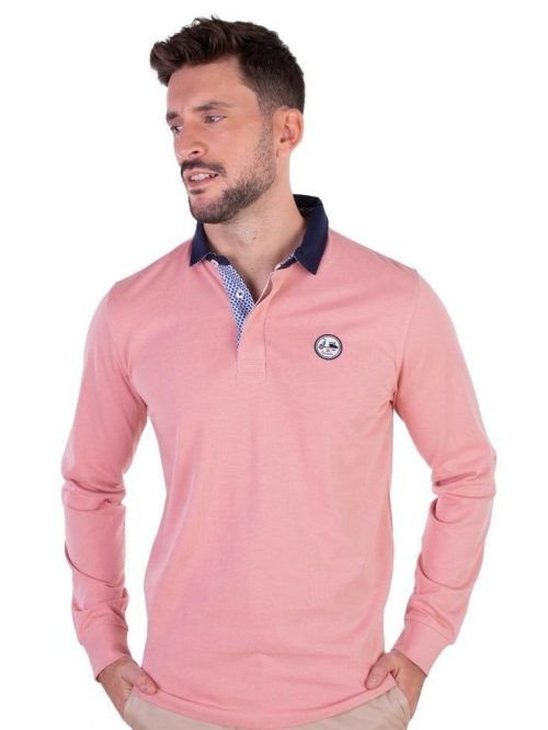 POLO LA VESPITA MANGA LARGA ROSA