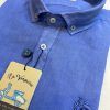 5903 CAMISA LA VESPITA LINO AZUL