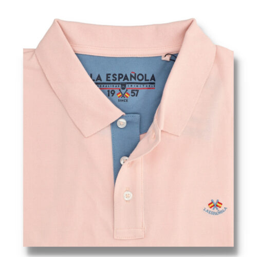 serie 10951 polo granito basico la espanola color 11 rosa claro 100 algodon (1)