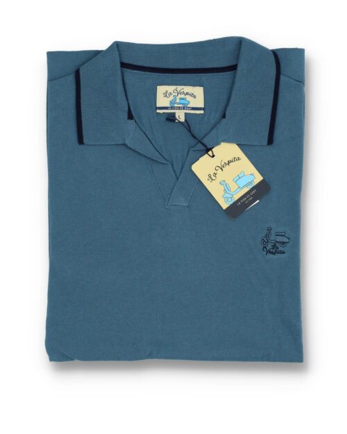 serie 50985 polo manga corta punto la vespita color 4 azul