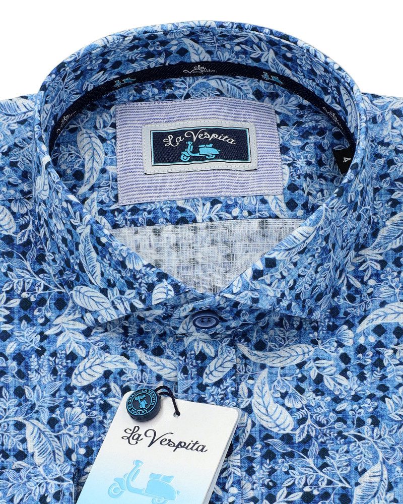 serie 56206 camisa la vespita estampada patron semientallado cuello 305 color unico 100alg (1)