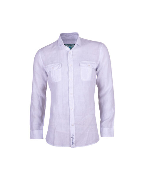 serie 86280 camisa la vespita lino 2 bolsillos patron semientallado cuello 370 color 1 blanco 100 lino (1)