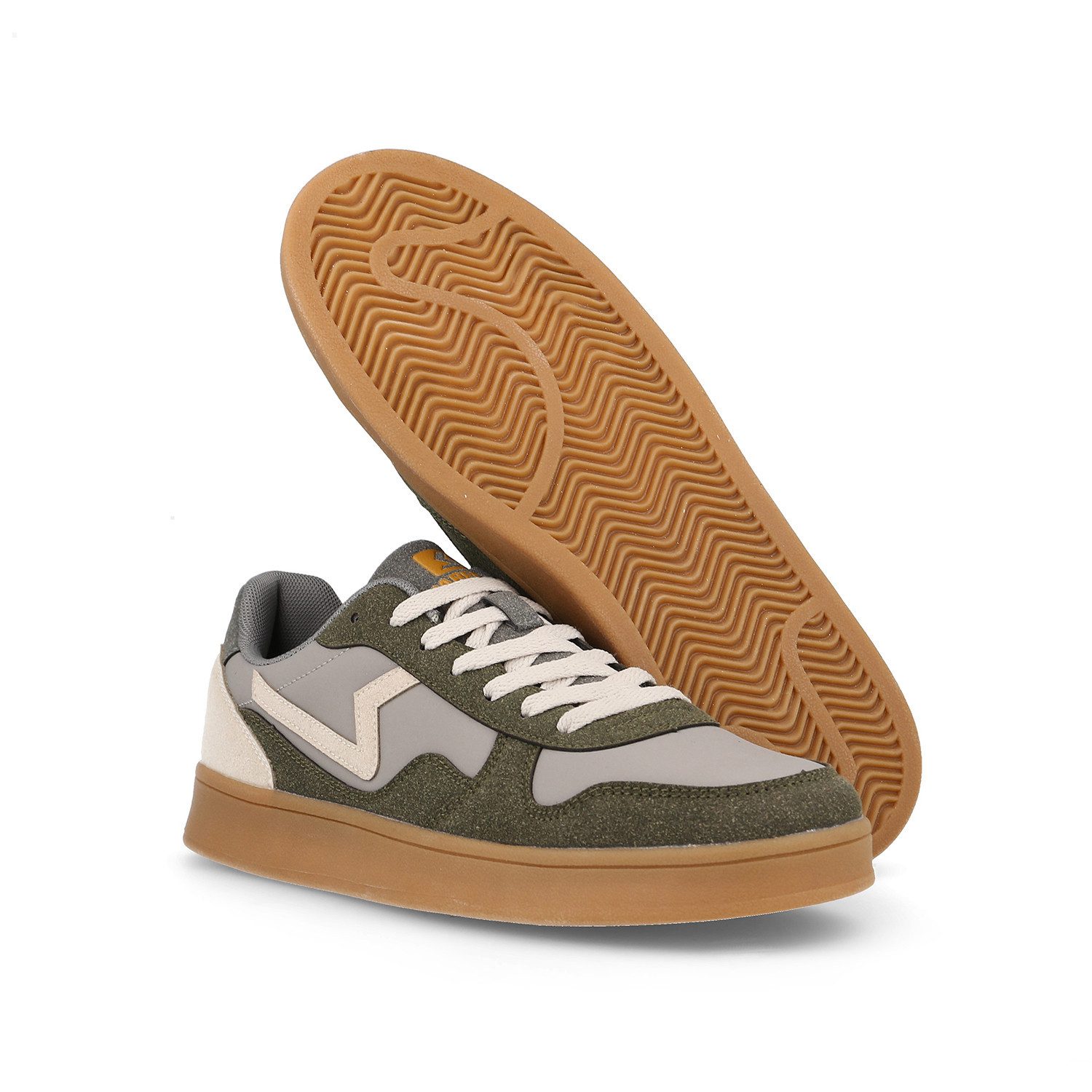 zapatillas PAREDES casual hombre alkiza kaki (2)