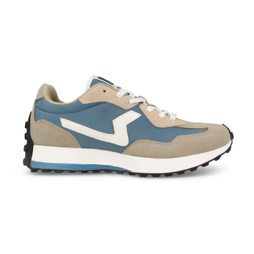 zapatillas PAREDES casual hombre berzosa beige turquesa