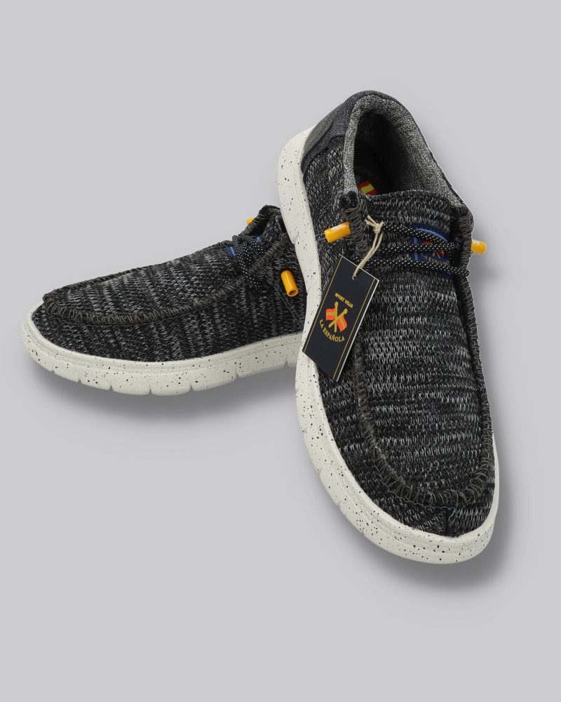 zapato lona con cordones y suela goma modelo lugo (2)