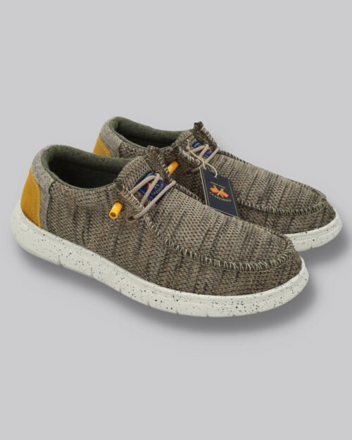 zapato lona con cordones y suela goma modelo lugo (3)