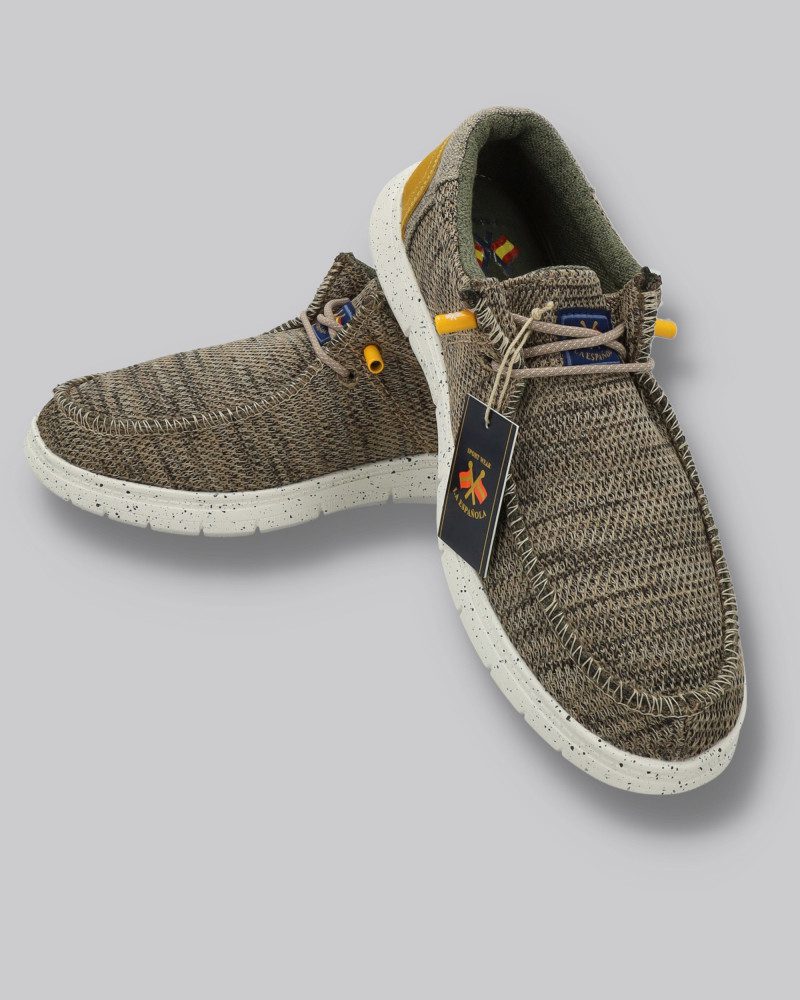 zapato lona con cordones y suela goma modelo lugo (5)