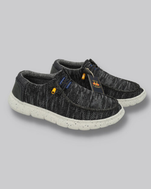 zapato lona con cordones y suela goma modelo lugo