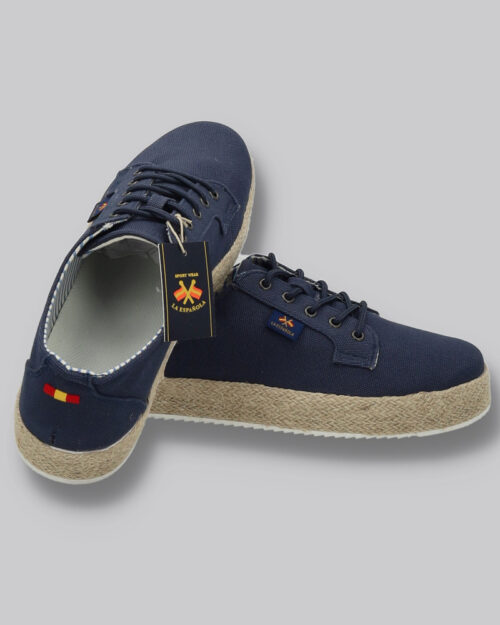 zapato lona con cordones y suela yute (2)