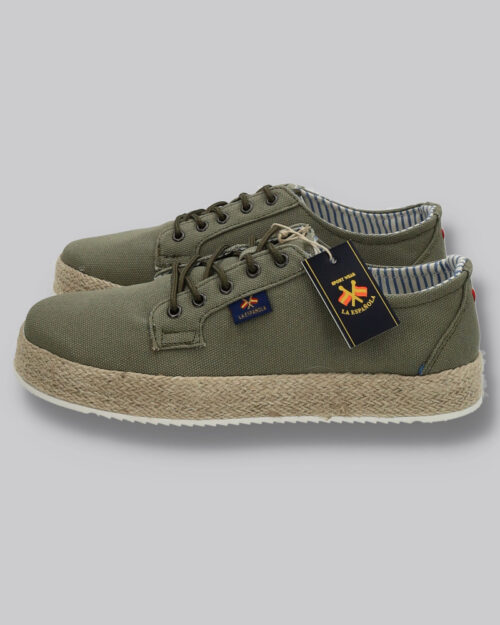 zapato la española lona con cordones y suela yute (5)