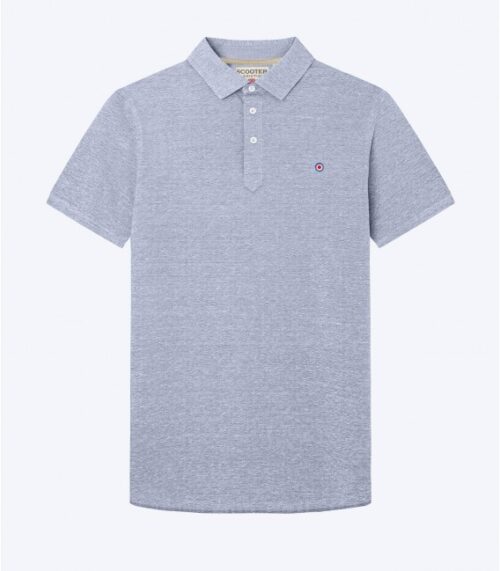 polo organico ocean azul