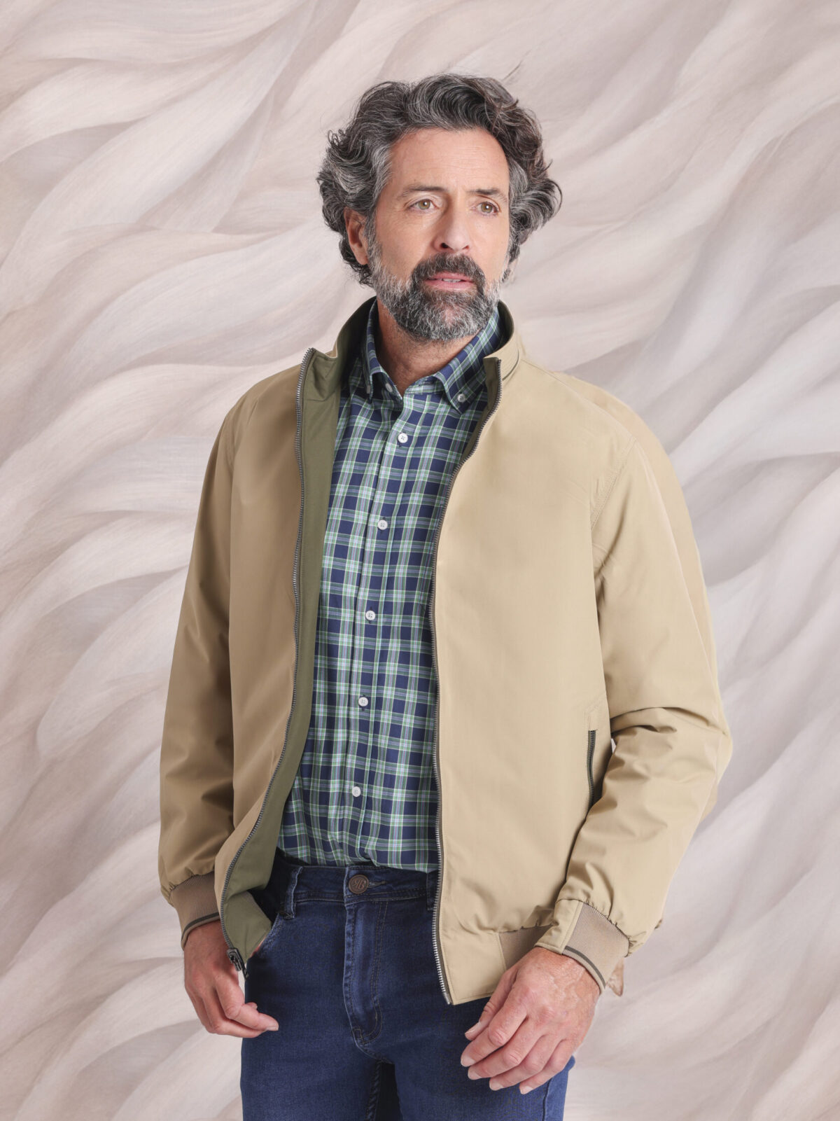 CHAQUETA ROBERTO BASSI REVERSIBLE 2