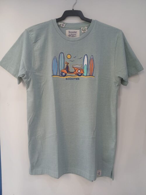 camiseta scooter sunboard turquesa