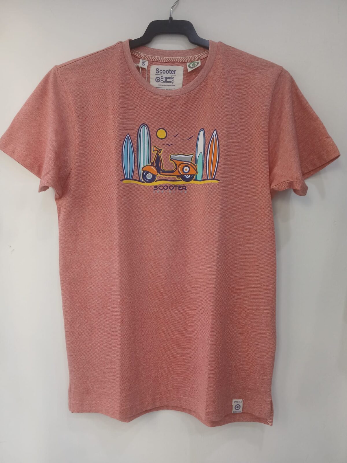 camiseta scooter sunboard roja