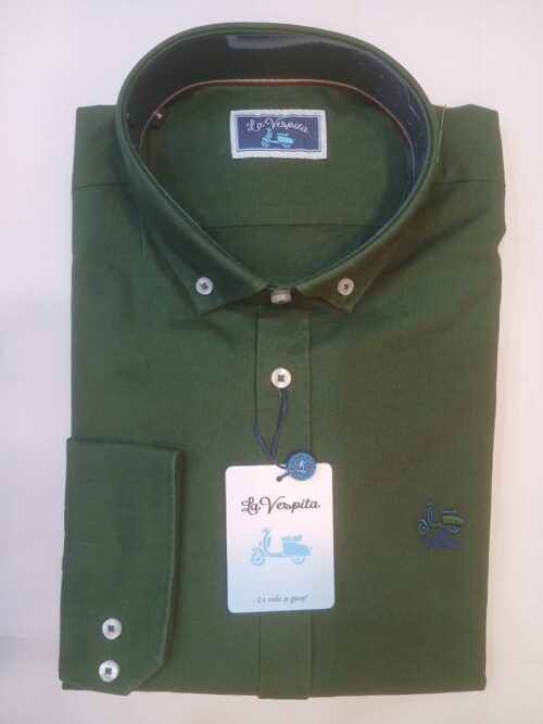 la vespita camisa verde