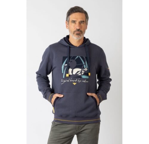 SUDADERA PRIVATA PATO AZUL 2739