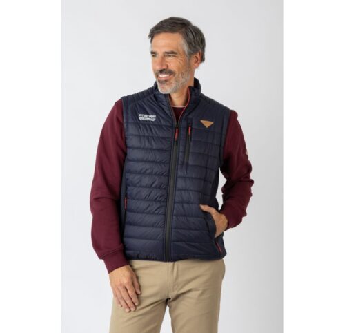 chaleco con diseno guateado