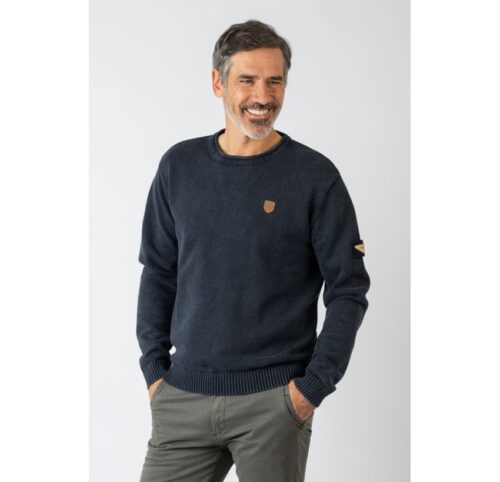 Privata jersey punto textura Marino 2840