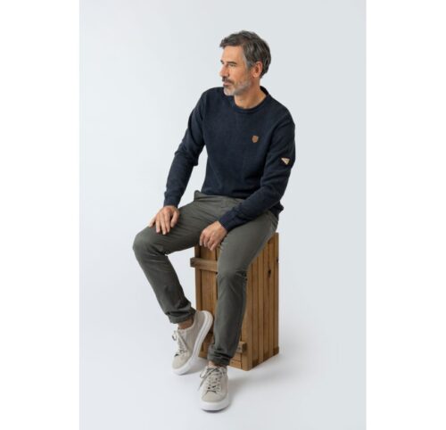 Privata jersey punto textura Marino 2840