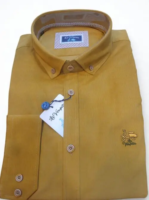 Camisa La Vespita Mostaza 6365
