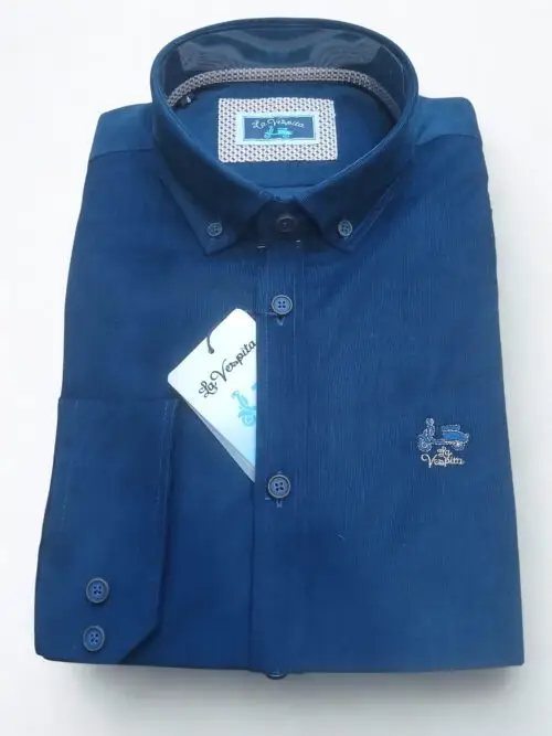 Camisa La Vespita Azul Marino 6365