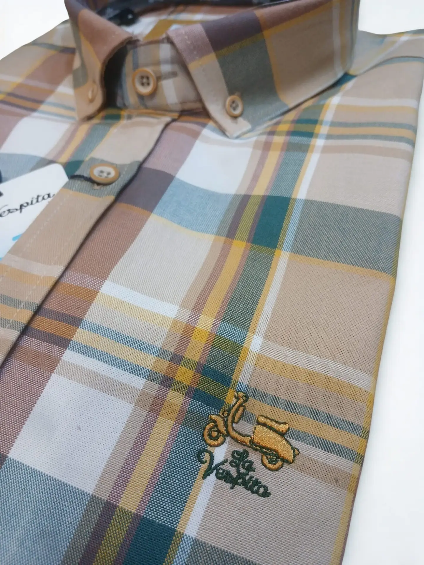 camisa la vespita cuadros