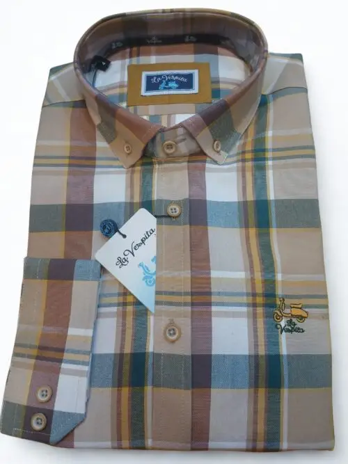 camisa la vespita cuadros