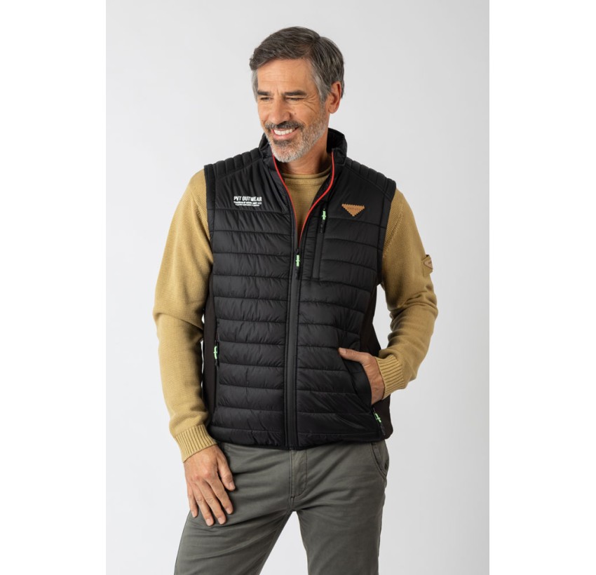 privata chaleco con diseno guateado