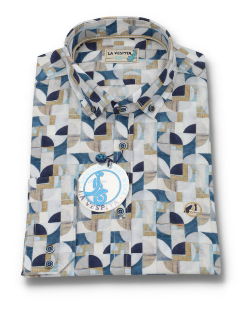 camisa la vespita GEOMETRIA 6548