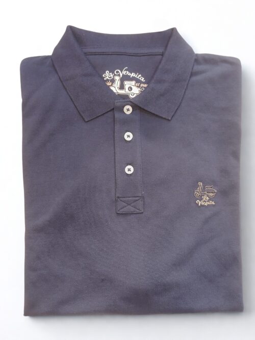 La Vespita Polo Lavado 51106 Azul Marino