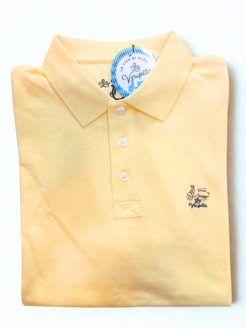 La Vespita Polo Lavado 51106 Amarillo