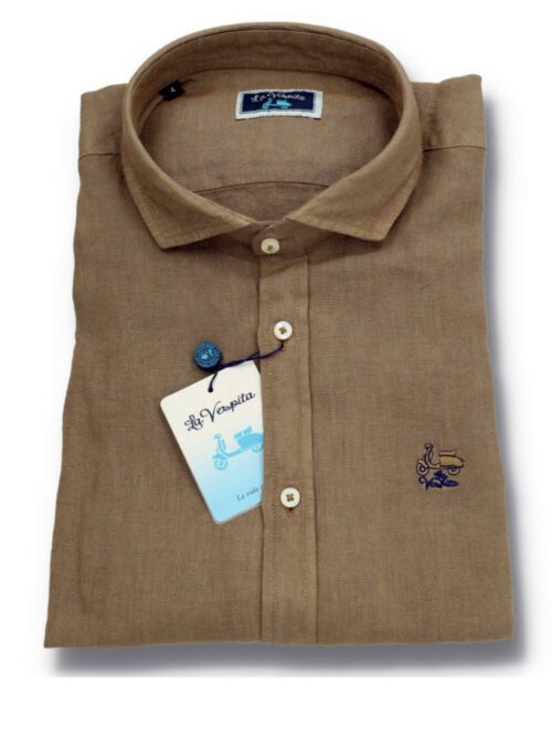 serie 56509 camisa la vespita lino patron semientallado cuello 370 100 lino color 14 resultado