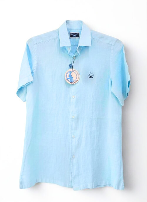 serie 6509 camisa la vespita lino patron