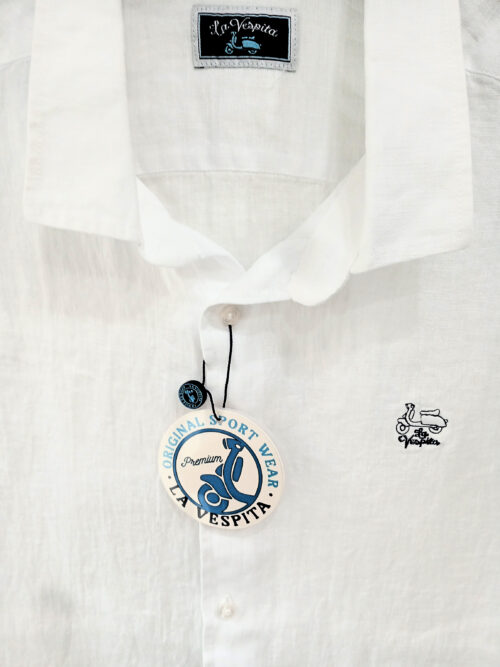serie 6583 camisa la vespita lino patron