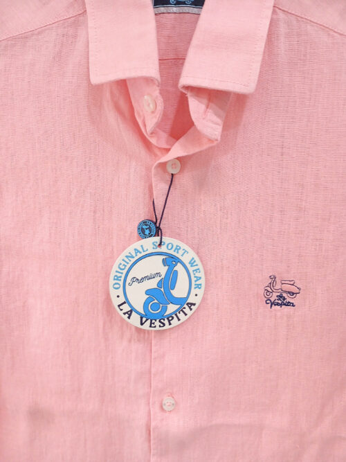 serie 6583 camisa la vespita lino patron