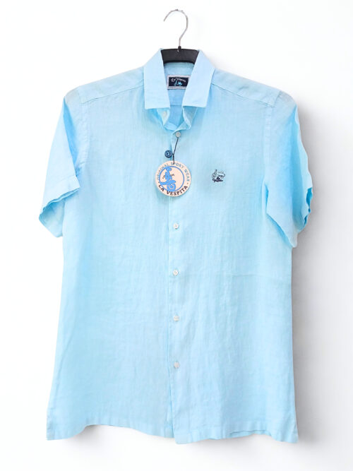 serie 6583 camisa la vespita lino patron