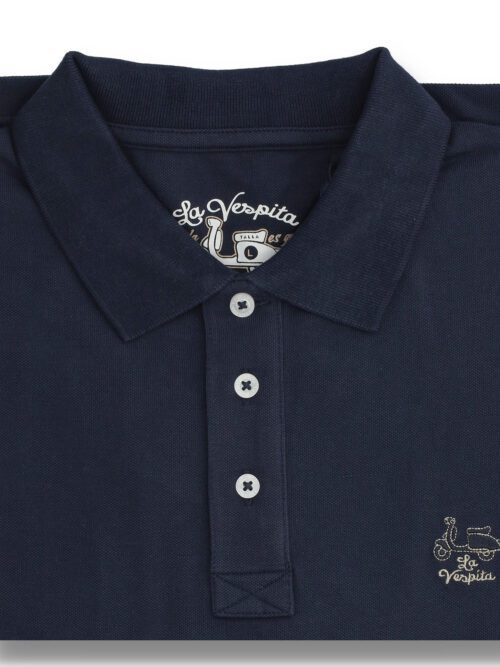 serie 51106 polo la vespita algodon granito basico color 10 azul marino 100 algodon (1) resultado resultado