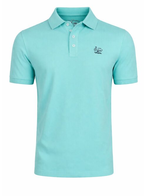 serie 51106 polo la vespita algodon granito basico color 15 azul turquesa 100 algodon resultado resultado