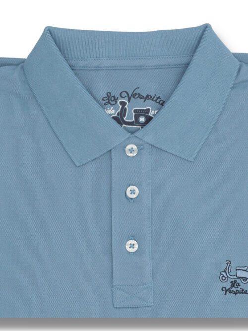 serie 51106 polo la vespita algodon granito basico color 9 azul medio 100 algodon (1) resultado resultado