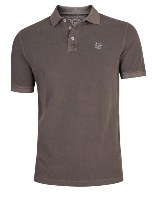 serie 51109 polo la vespita algodon lavado granito color 13 marron 100 algodon resultado resultado