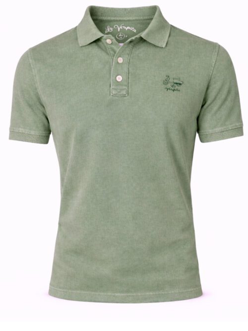serie 51109 polo la vespita algodon lavado granito color 7 verde 100 algodon resultado resultado