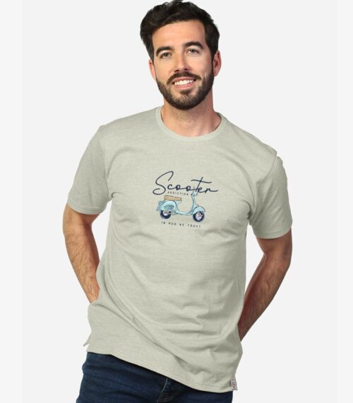 camiseta orgánica couple scooter