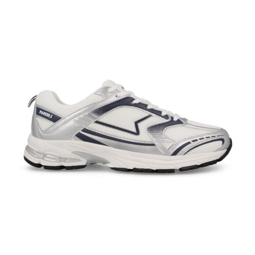 zapatillas casual para hombre suflí blanco azul