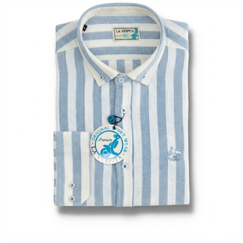 Camisa La Vespita Rayas 6460