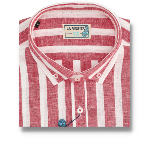 serie 56572 camisa la vespita rayas patron semientallado cuello 305 50lino 50algodon color 2 (1)
