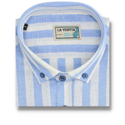 serie 56573 camisa la vespita rayas patron semientallado cuello 305 50lino 50algodon color 2 (1)