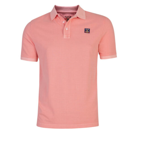 serie 10952 polo granito lavado la espanola color 12 naranja 100 algodon