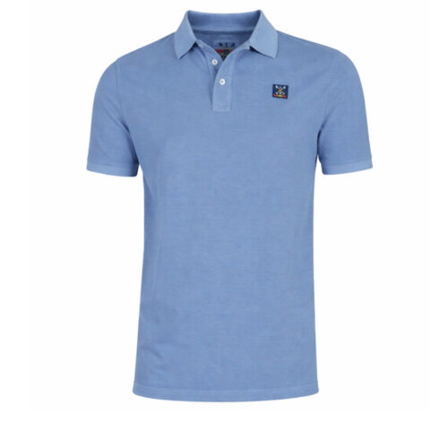 serie 10952 polo granito lavado la espanola color 9 azul 100 algodon