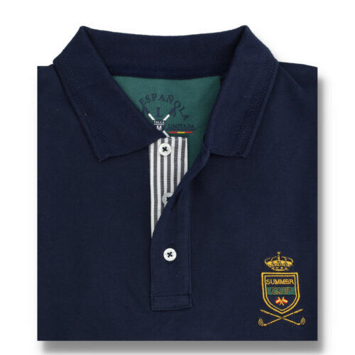 serie 10955 polo granito la espanola color 10 azul marino 100 algodon (1)