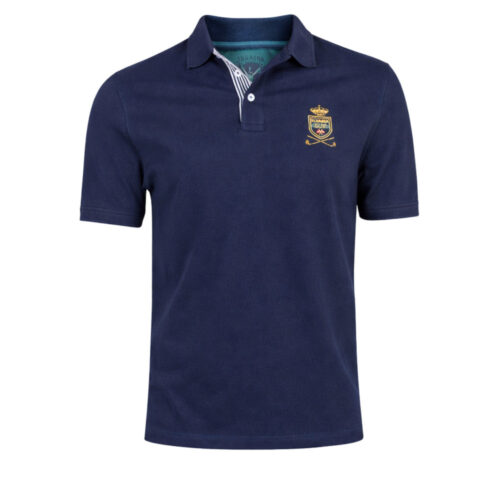 serie 10955 polo granito la espanola color 10 azul marino 100 algodon